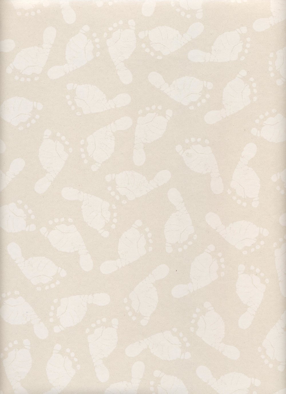 Baby Feet on Pearl — Rich Plus Gift Wrapping Paper Wholesale